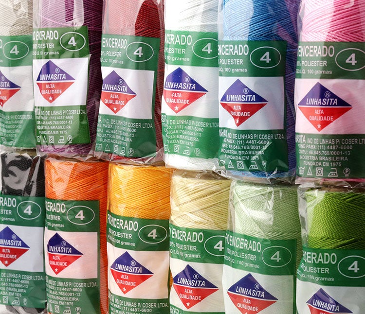 50 meters – 5 Color Set #2 Linhasita 1mm Waxed Polyester Cord