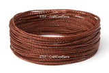 140 Colors – 90ft Linhasita 1mm Waxed Polyester Cord, Waxed Thread, Macrame, Knotting String, Leather Sewing, Beading Thread, Kumihimo Cord – set#2 of 2