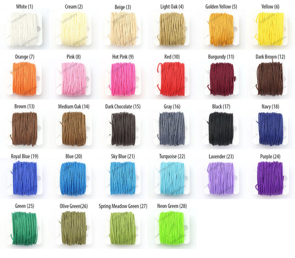 Leather Thread Set, 10 Colours, Leather Sewing Thread, Wax Thread