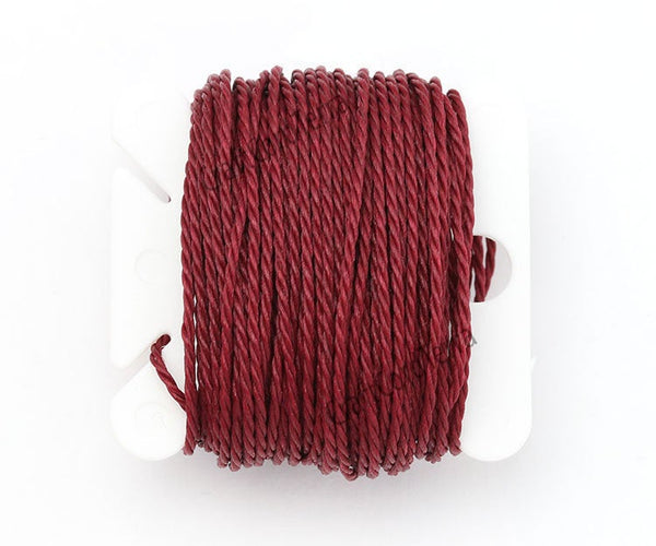 50 Meters Burgundy Waxed Polyester Twisted Cord String Thread Line 1mm -  AliExpress