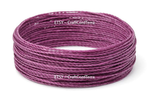 140 Colors – 30ft Linhasita 1mm Waxed Polyester Cord, Waxed Thread