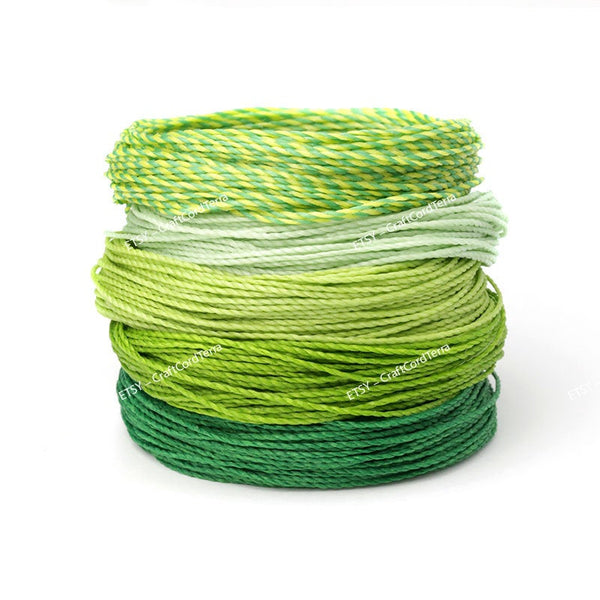 50 meters – 5 Color Set Linhasita 1mm Waxed Polyester Cord Thread Macrame  Knotting String Leather Sewing Beading Friendship Bracelet Cord