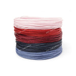 50 meters – 5 Color Set Linhasita 1mm Waxed Polyester Cord Thread Macrame Knotting String Leather Sewing Beading Friendship Bracelet Cord