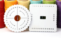 4" Kumihimo Foam Disk + Plate Set, Mini Kumihimo Braiding, Weaving Disk, Loom, Includes 1 Square & 1 Round Disk Per Set