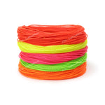 50 meters – 5 Color Set Linhasita 1mm Waxed Polyester Cord Thread Macrame Knotting String Leather Sewing Beading Friendship Bracelet Cord