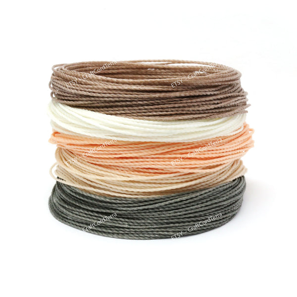Waxed Polyester Cord